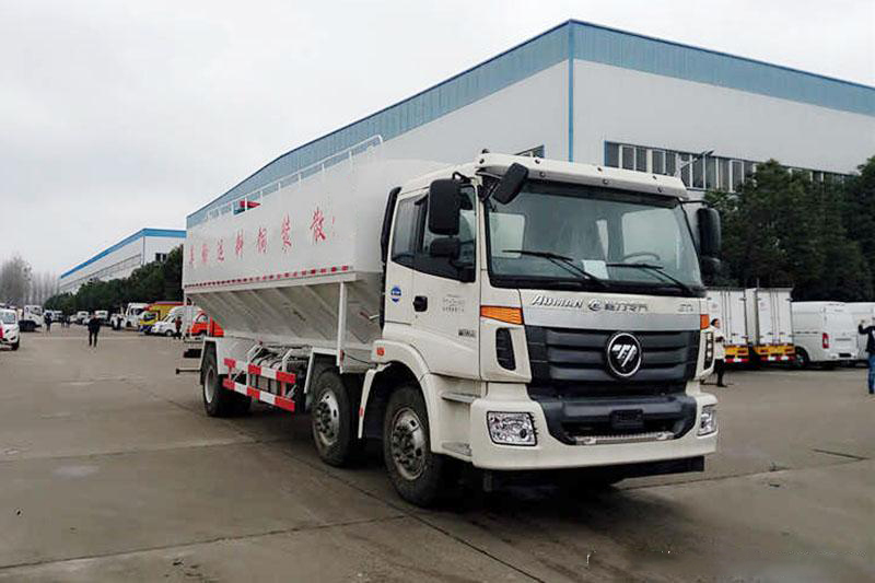 福田小三軸散裝飼料運(yùn)輸車(chē) 福田小三軸散裝飼料運(yùn)輸車(chē)