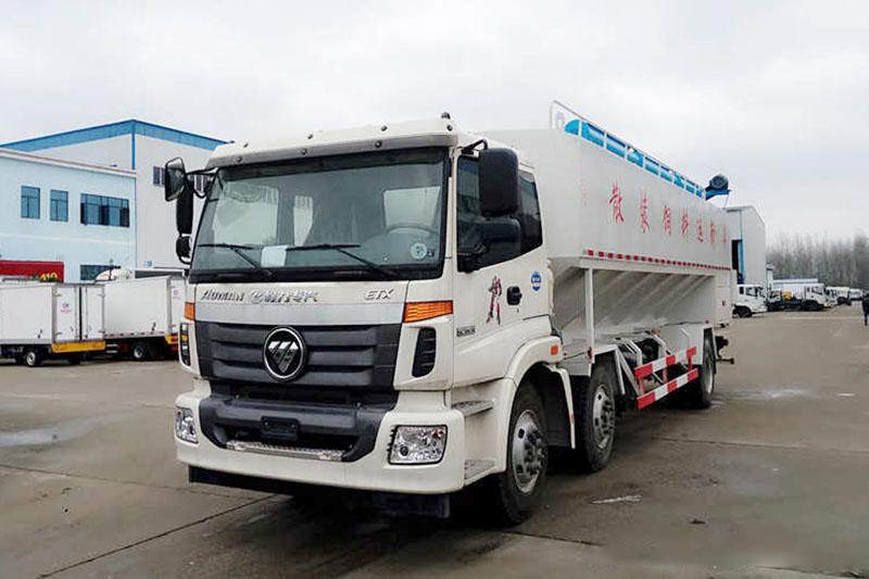 福田小三軸散裝飼料運(yùn)輸車(chē) 福田小三軸散裝飼料運(yùn)輸車(chē)