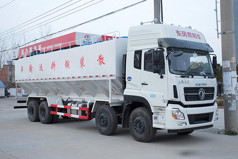 東風(fēng)天龍前四后八20噸飼料運(yùn)輸車 東風(fēng)天龍前四后八20噸飼料運(yùn)輸車
