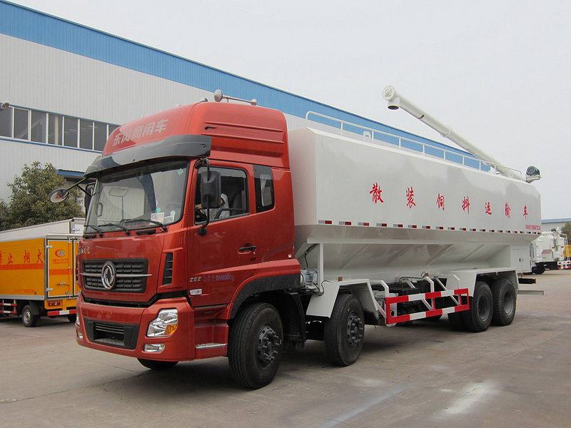 東風(fēng)天龍前四后八20噸飼料運(yùn)輸車 東風(fēng)天龍前四后八20噸飼料運(yùn)輸車