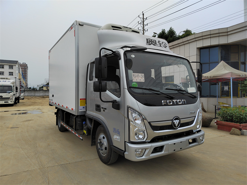 國六 福田奧鈴4.2米排半冷藏車 國六 福田奧鈴4.2米排半冷藏車