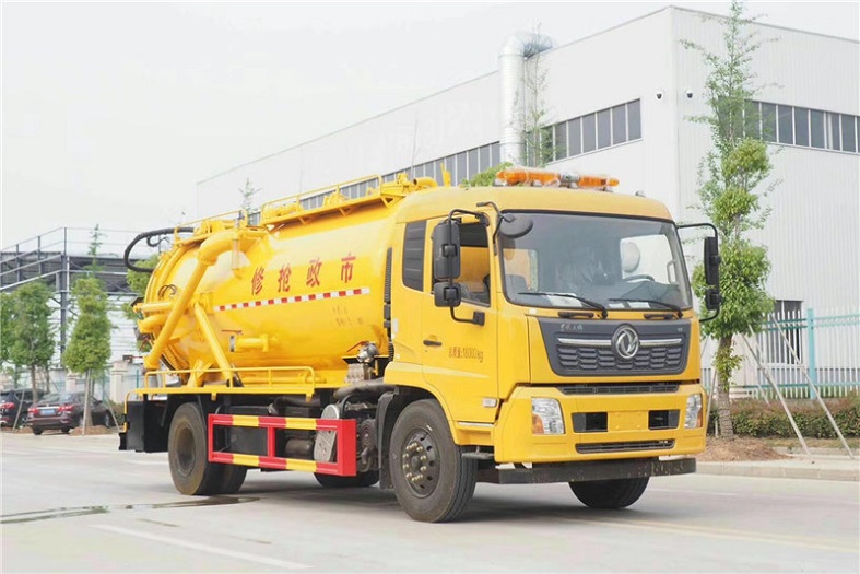 東風天錦一體式14方清洗吸污車國六 東風天錦一體式14方清洗吸污車國六