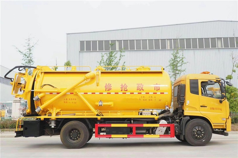 東風天錦一體式14方清洗吸污車國六 東風天錦一體式14方清洗吸污車國六