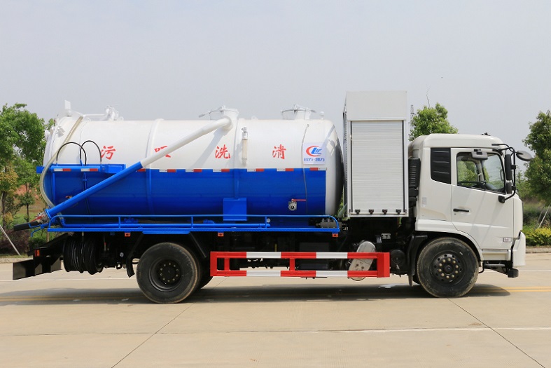 東風天錦15方清洗吸污車國六 東風天錦15方清洗吸污車國六