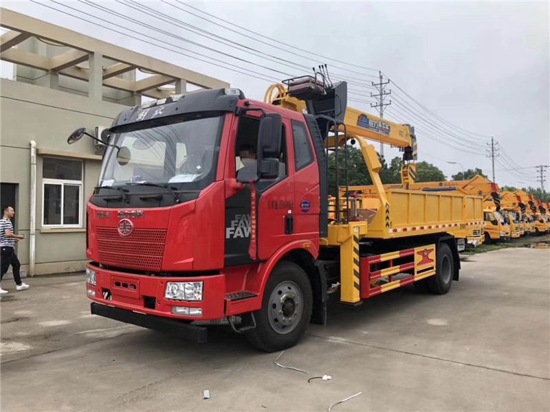 解放單橋8噸清障帶吊 解放單橋8噸清障帶吊